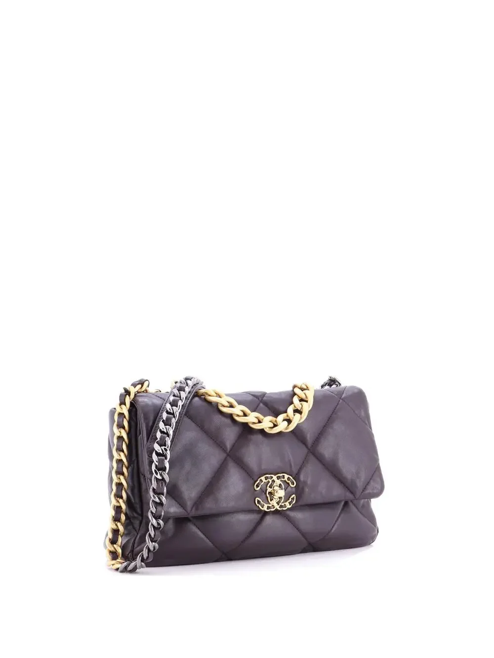 Chanel 19 Flap Bag Quilted Leather #248450C49B